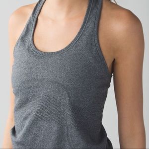 LuluLemon Swiftly Tech Racerback Tank Charcoal